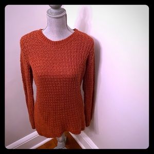 Burnt Orange longer length sweater